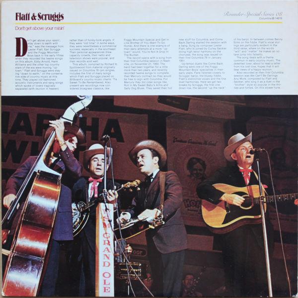LP Record FLATT SCRUGGS Dont Get Above Your Raisin P14816 ROUNDER 1979 US Country Used
LP Record FLATT SCRUGGS Dont Get Above Your Raisin P14816 ROUNDER 1979 US Country Used