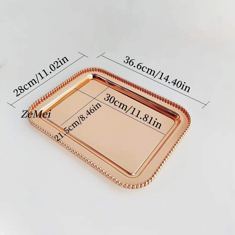 European Style Square Shape Fruit Plate,36 cm Pearl Dot Silver Metal Cake Plate Home Food Tray, Snack Disc Table Decoration 14.40 inches
European Style Square Shape Fruit Plate,36 cm Pearl Dot Silver Metal Cake Plate Home Food Tray, Snack Disc Table Decoration 14.40 inches