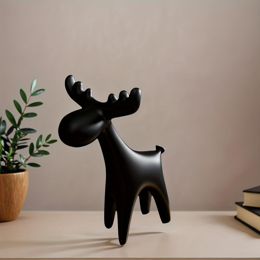 Белая Современная Минималистичная Статуэтка Оленя – Элегантная Маленькая Скульптура Оленя с Большими Рогами, Милое Пластиковое Украшение Животного 1pc чёрный
Белая Современная Минималистичная Статуэтка Оленя – Элегантная Маленькая Скульптура Оленя с Большими Рогами, Милое Пластиковое Украшение Животного 1pc чёрный