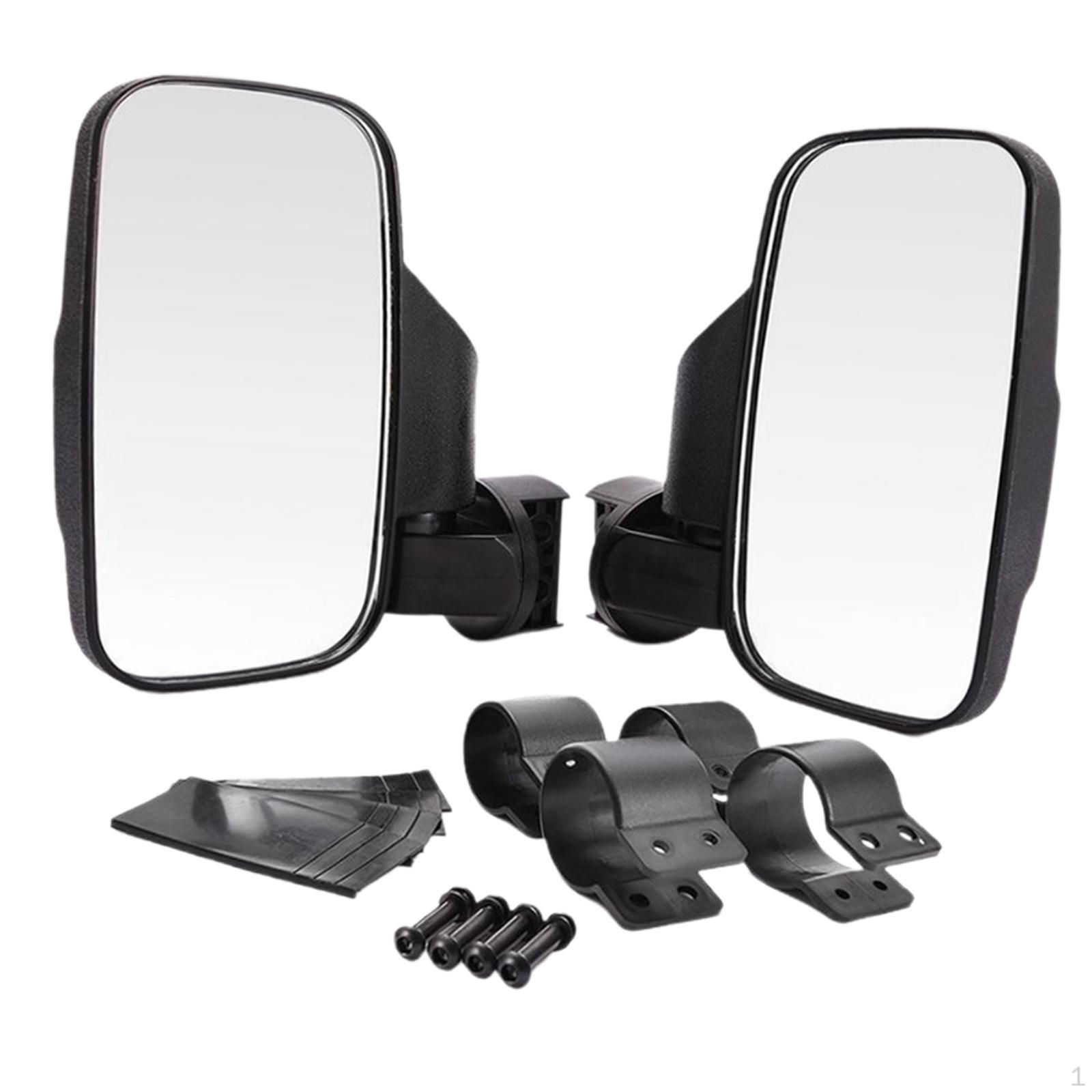 2 Pieces UTV Rearview Side Mirror Accessories View Mirrors for Atvs
2 Pieces UTV Rearview Side Mirror Accessories View Mirrors for Atvs