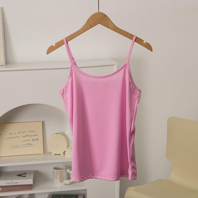 Летняя освежающая | Регулируемый плечевой ремень @ Экспорт США Короткий однотонный топ-майка с круглым вырезом для женщин Базовое летнее экспортное нижнее белье Pink M
Летняя освежающая | Регулируемый плечевой ремень @ Экспорт США Короткий однотонный топ-майка с круглым вырезом для женщин Базовое летнее экспортное нижнее белье Pink M