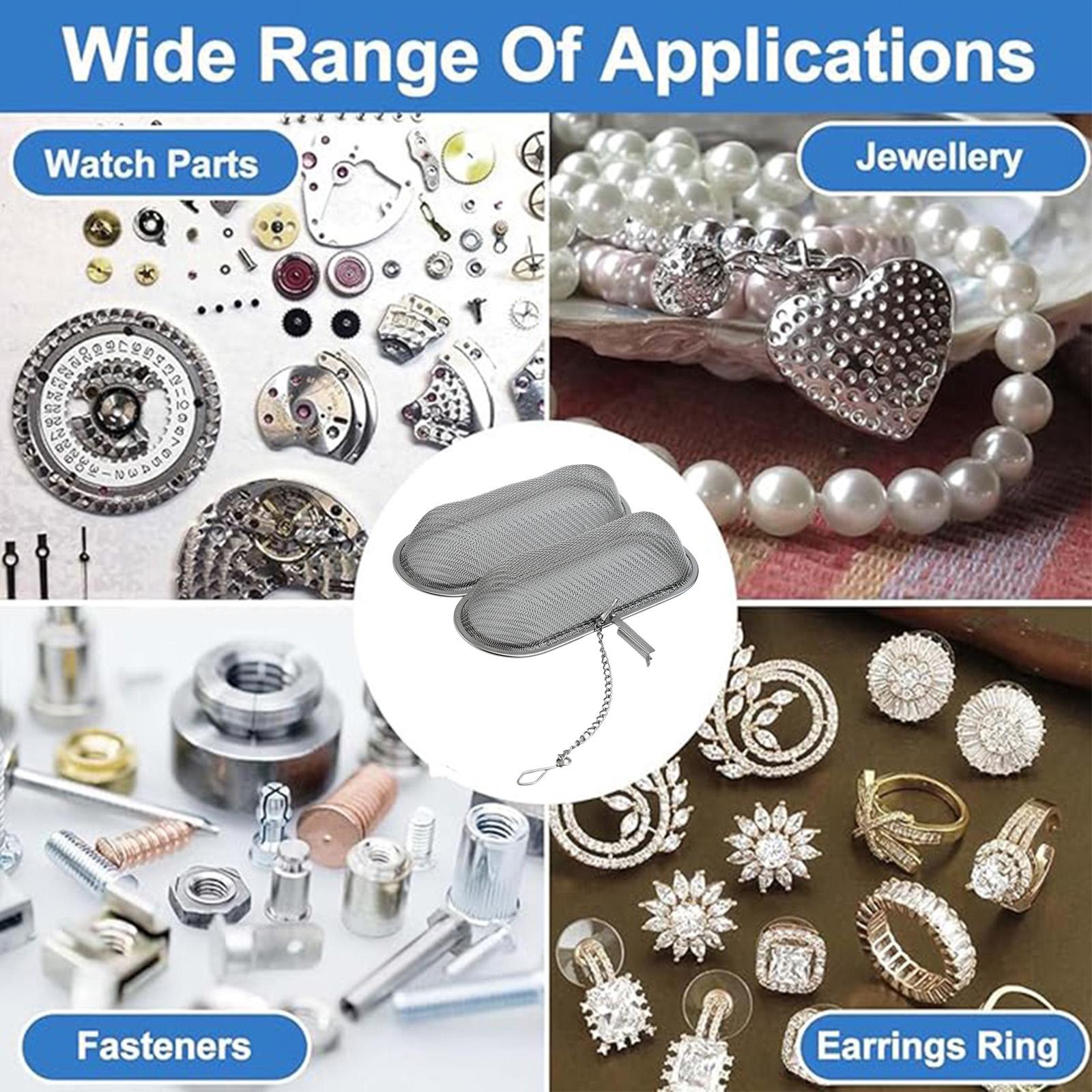 3 pcs finemesh stainless steel baskets designed for safe and effective cleaning of jewelry and other small items China Mainland
3 pcs finemesh stainless steel baskets designed for safe and effective cleaning of jewelry and other small items China Mainland