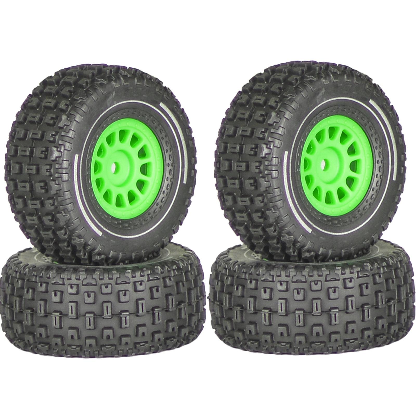 Remote Control Model Rubber Car Supplies Beadlock Wheel Mud Terrain Tires Set Wheel Tires Detachable Fine Car Parts зелений
Remote Control Model Rubber Car Supplies Beadlock Wheel Mud Terrain Tires Set Wheel Tires Detachable Fine Car Parts зелений