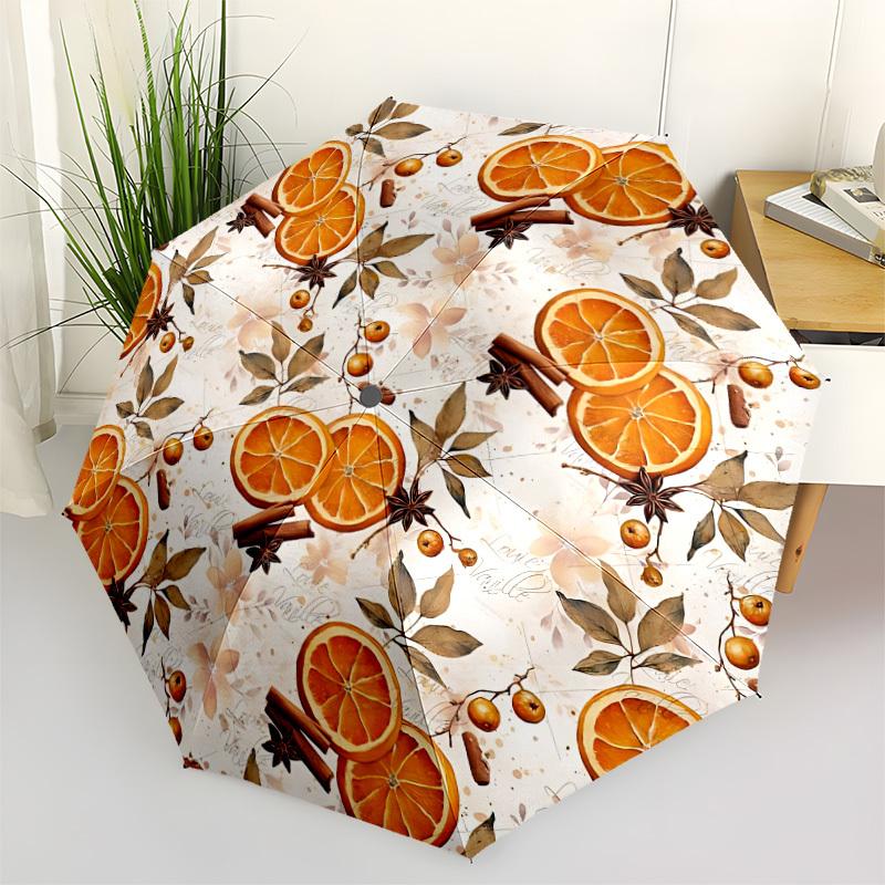 1pc Oranges Cinnamon Automatic Open/Close Folding Umbrella - Compact 8-Rib Design, Daily Use, Perfect Gift for Friends & Family yy260327080
1pc Oranges Cinnamon Automatic Open/Close Folding Umbrella - Compact 8-Rib Design, Daily Use, Perfect Gift for Friends & Family yy260327080