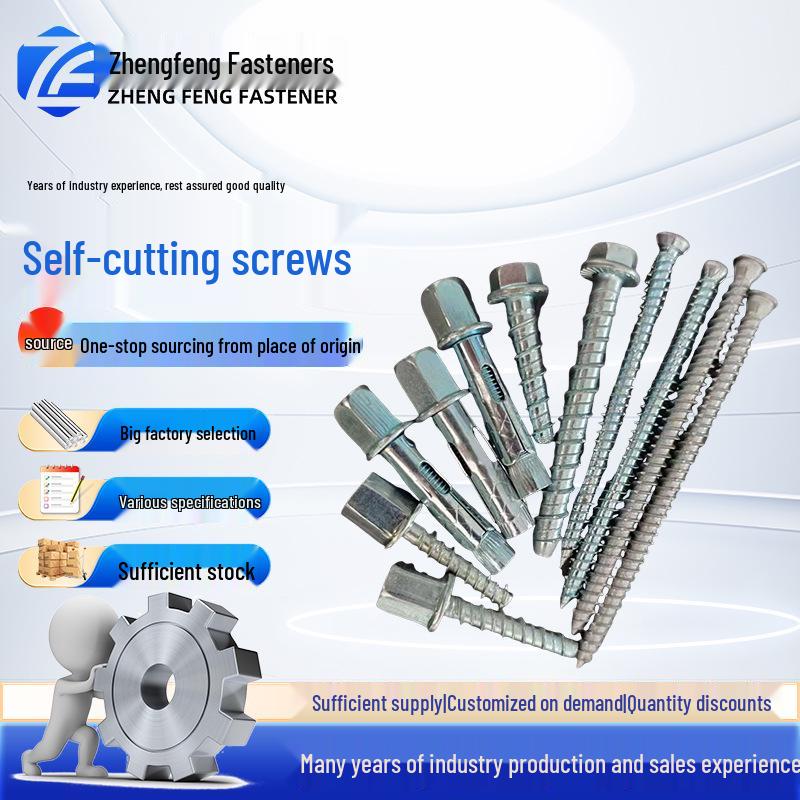 Stainless Steel Hexagon Self-Cutting Screws for Doors, Windows, and Ceilings M8x1|1.25
Stainless Steel Hexagon Self-Cutting Screws for Doors, Windows, and Ceilings M8x1|1.25