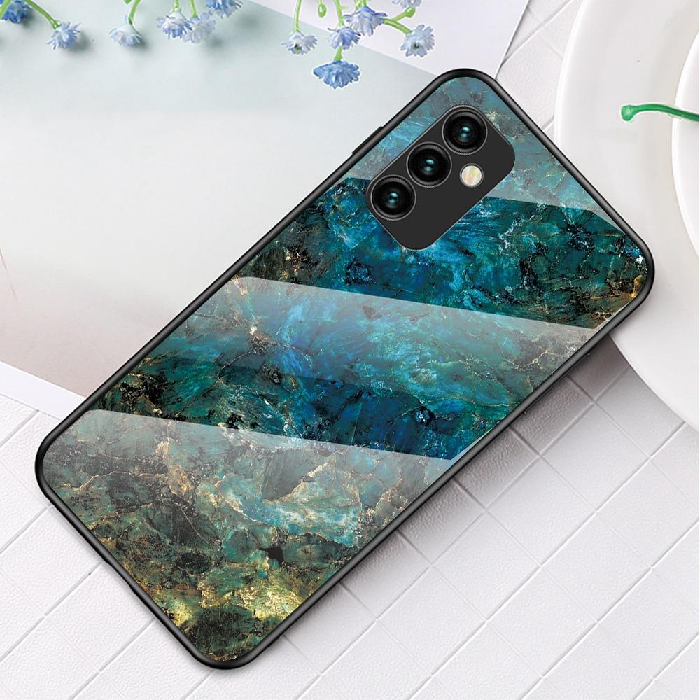 For Samsung Galaxy M23 5G/F23 5G Marble Pattern Tempered Glass+PC+TPU Stylish Scratch-resistant Smartphone Case Emerald Marble
For Samsung Galaxy M23 5G/F23 5G Marble Pattern Tempered Glass+PC+TPU Stylish Scratch-resistant Smartphone Case Emerald Marble