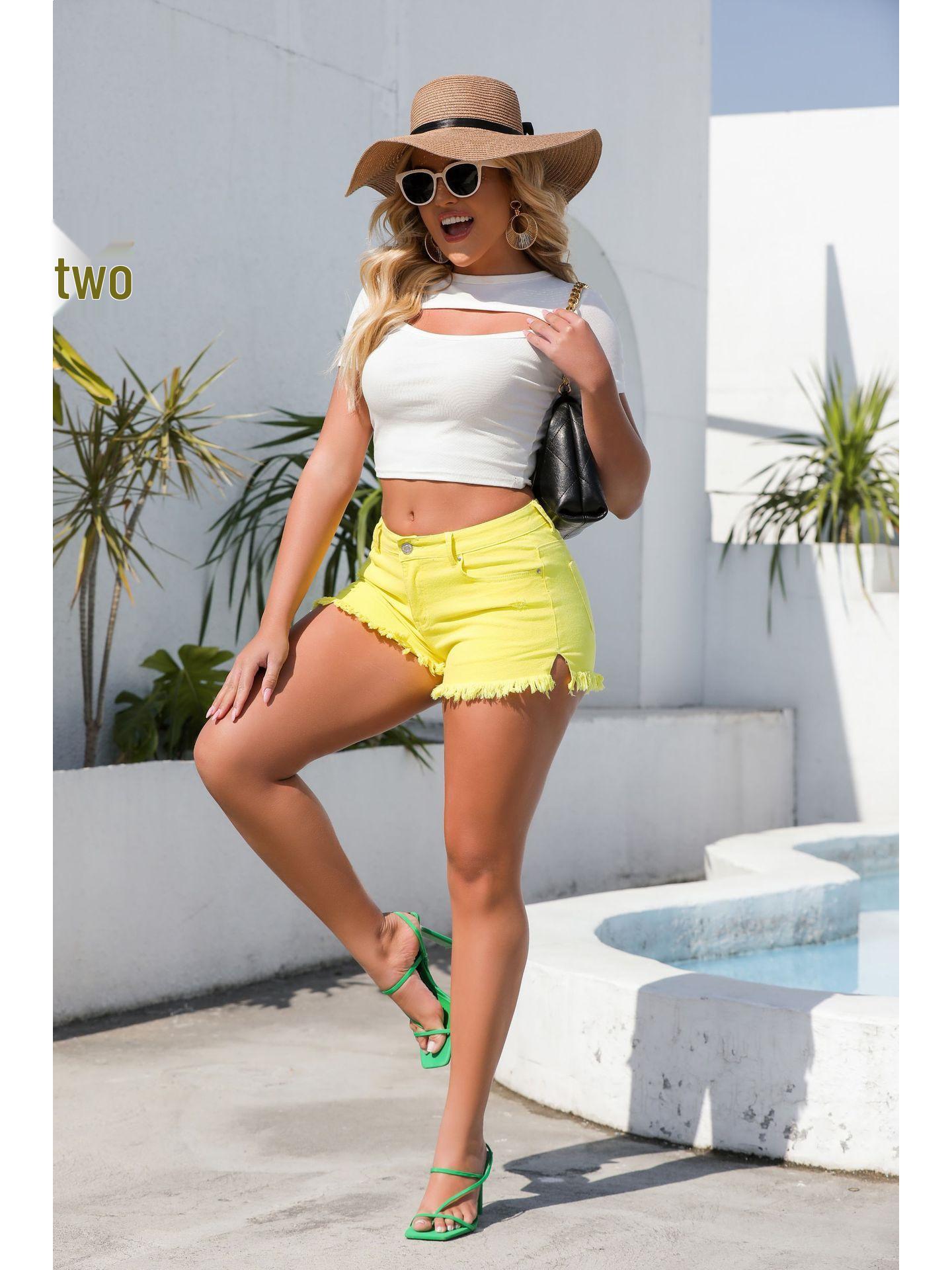 Colorful Pierced Tassel Ankle Shorts XXL жовтий
Colorful Pierced Tassel Ankle Shorts XXL жовтий