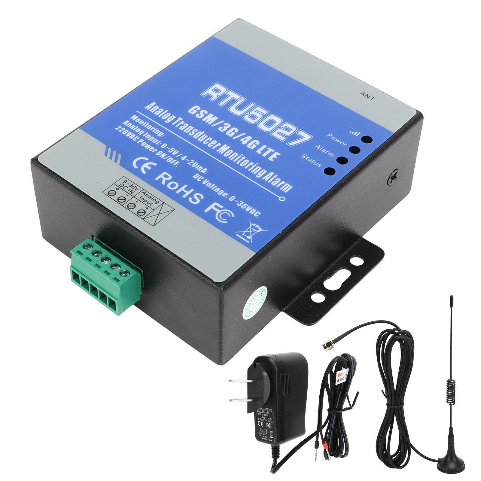 GSM Analog Alarm Metal Wireless Circuit Fault Simulation Acquisition Monitoring Alert 4GL US Plug
GSM Analog Alarm Metal Wireless Circuit Fault Simulation Acquisition Monitoring Alert 4GL US Plug