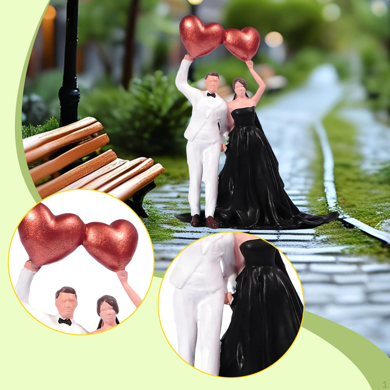 1/64 Scale Wedding Couple Miniature Figure Diorama Decoration Small Collections Scene
1/64 Scale Wedding Couple Miniature Figure Diorama Decoration Small Collections Scene
