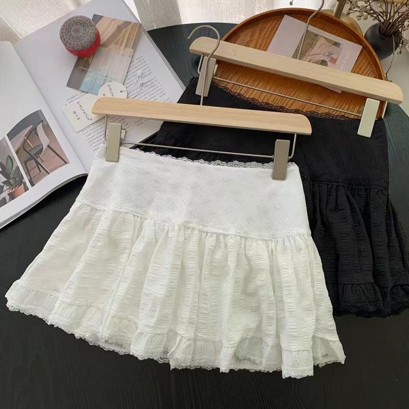 Balletcore Ruffled Mini Skirt with Lace Trim Low Rise Tiered White Skirt Summer Women TeenGirl Y2K Goth Outfit S белый
Balletcore Ruffled Mini Skirt with Lace Trim Low Rise Tiered White Skirt Summer Women TeenGirl Y2K Goth Outfit S белый