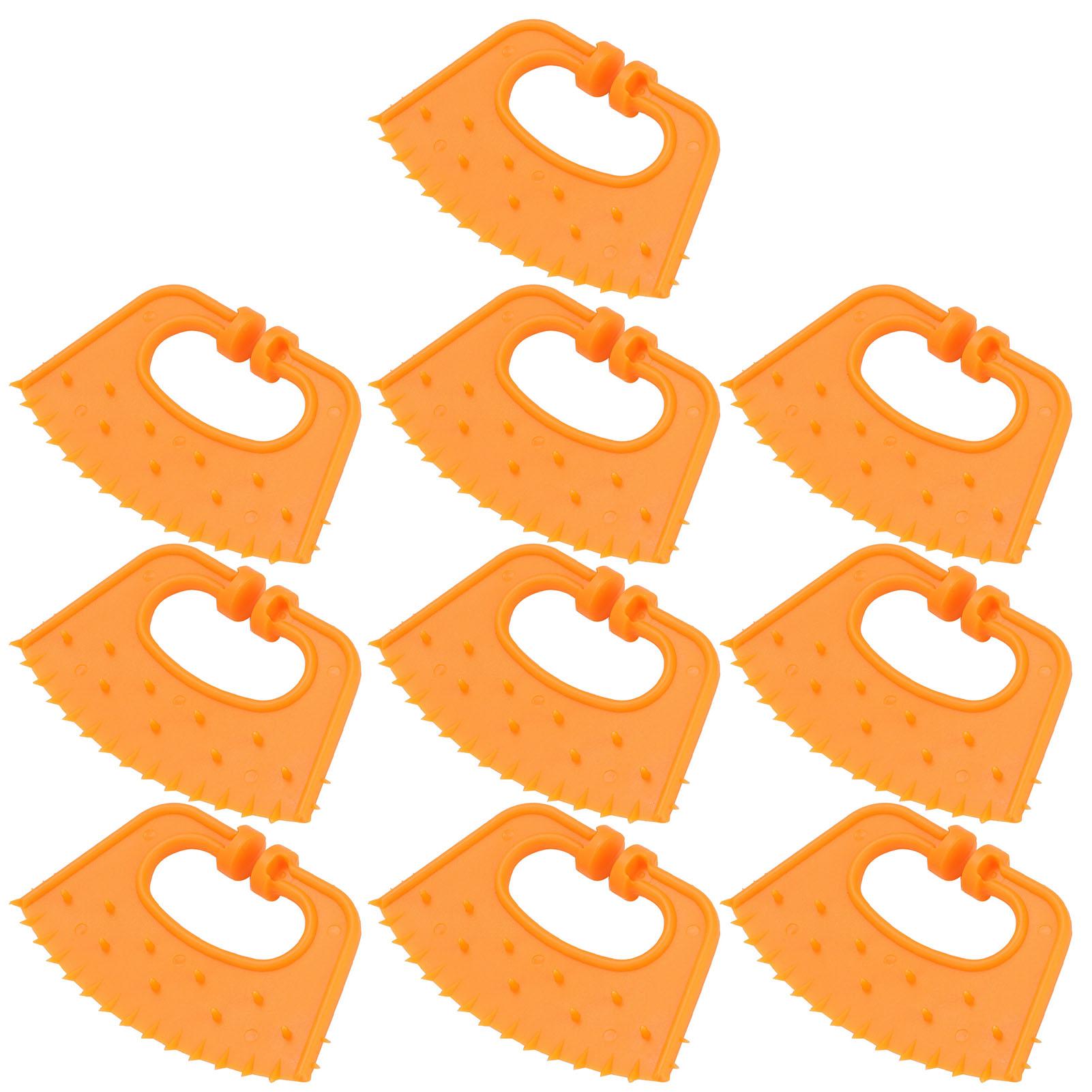 10 Pcs Plastic Thorn Anti Sucking Cow Calf Cattle Farm Feed Weaner Preventor Nose Ring Clip
10 Pcs Plastic Thorn Anti Sucking Cow Calf Cattle Farm Feed Weaner Preventor Nose Ring Clip