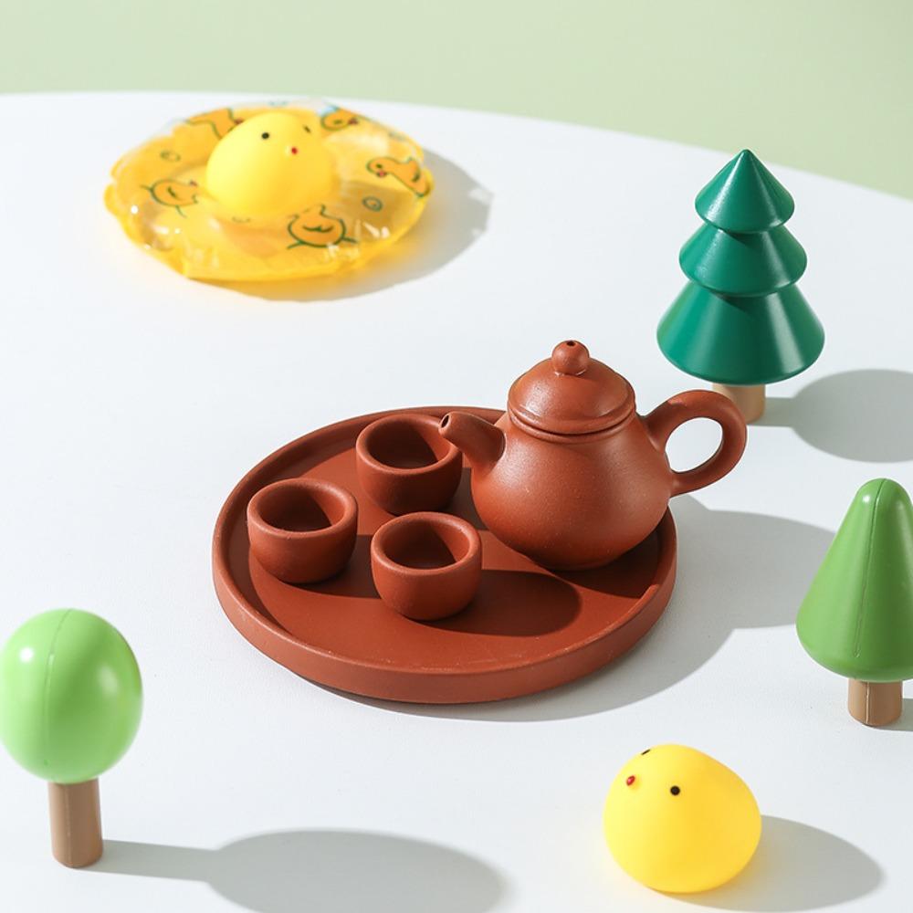 Funny Handmade Pottery Teapot Antique Kung Fu Tea Set Miniature Tea Set Home Tea Ceremony Style 6
Funny Handmade Pottery Teapot Antique Kung Fu Tea Set Miniature Tea Set Home Tea Ceremony Style 6