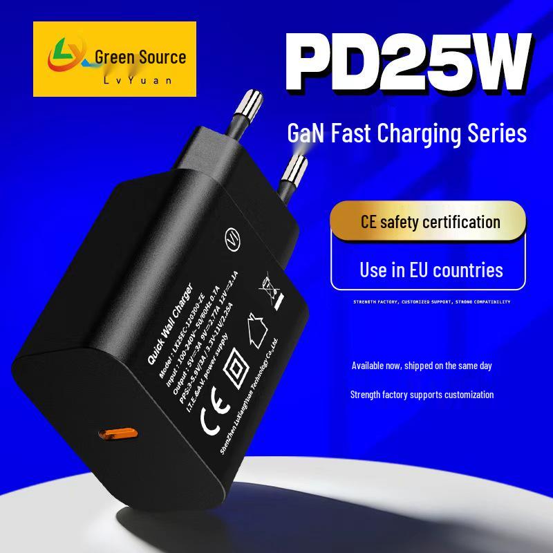 CE & ROHS Certified 25W EU Fast Charger: Multifunctional Power Adapter for Home Appliances EU Standard PD 25W чорний
CE & ROHS Certified 25W EU Fast Charger: Multifunctional Power Adapter for Home Appliances EU Standard PD 25W чорний