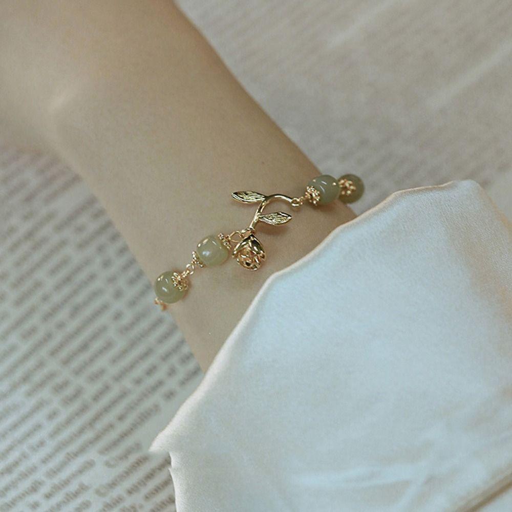 Бусины Эластичный браслет с цветами для девочек Браслет в китайском стиле Имитация браслета Женская ручная цепочка
Бусины Эластичный браслет с цветами для девочек Браслет в китайском стиле Имитация браслета Женская ручная цепочка