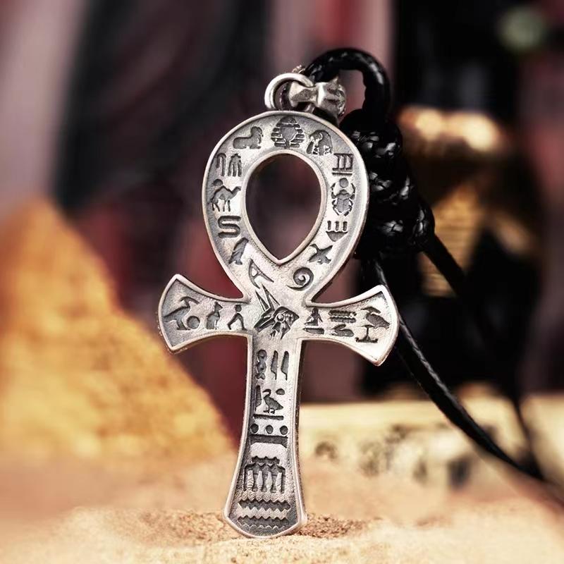 Ancient Egyptian Pharaoh Life Anka Cross Stainless Steel Necklace Anubis Totem Pendant Men\ s Amulet Jewelry Leather Rope Chain
Ancient Egyptian Pharaoh Life Anka Cross Stainless Steel Necklace Anubis Totem Pendant Men\ s Amulet Jewelry Leather Rope Chain