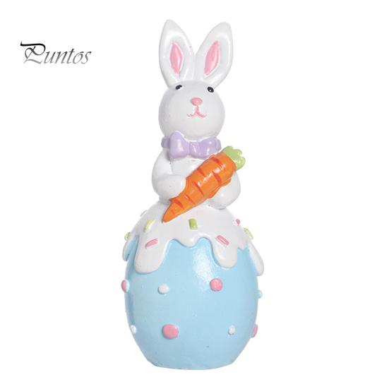 Статуэтка пасхального кролика, резиновые фигурки кроликов с цветком/яйцом/морковкой, настольные украшения для домашнего офиса, фермерского дома, весенний декор небесно-голубой
Статуэтка пасхального кролика, резиновые фигурки кроликов с цветком/яйцом/морковкой, настольные украшения для домашнего офиса, фермерского дома, весенний декор небесно-голубой