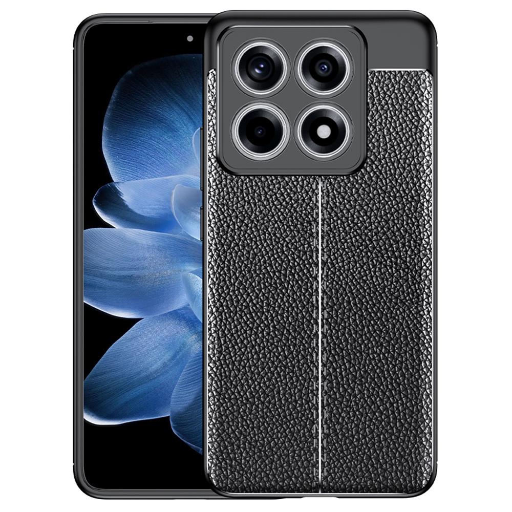 For Xiaomi 14T Pro Case Litchi Texture TPU Flexible Phone Cover,Black A
For Xiaomi 14T Pro Case Litchi Texture TPU Flexible Phone Cover,Black A