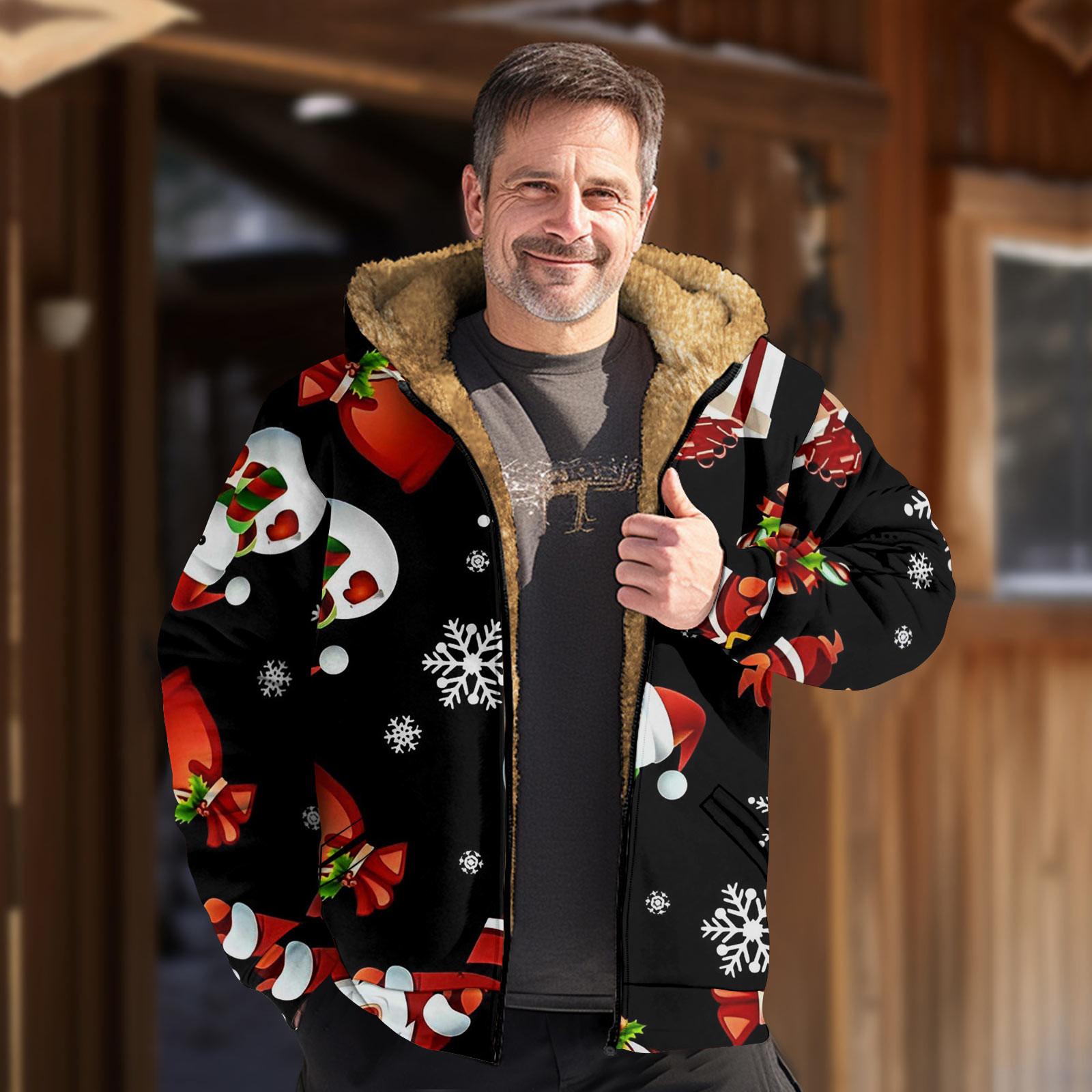 Мужская куртка с рождественским принтом, мужская весенняя повседневная куртка с капюшоном на молнии L чёрный
Мужская куртка с рождественским принтом, мужская весенняя повседневная куртка с капюшоном на молнии L чёрный