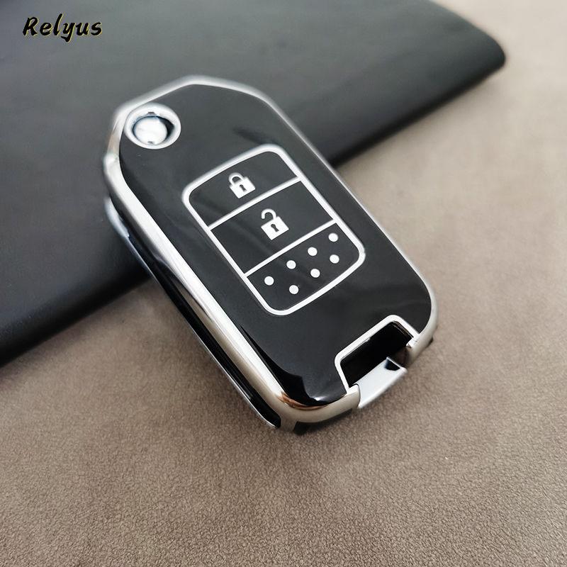 For Honda Civic Accord City Odyssey Cr-V Xr-V Hr-V Vezel Jade Jazz Crider Car Tpu Flip Key Cover Case Holder Keychain Shell
For Honda Civic Accord City Odyssey Cr-V Xr-V Hr-V Vezel Jade Jazz Crider Car Tpu Flip Key Cover Case Holder Keychain Shell