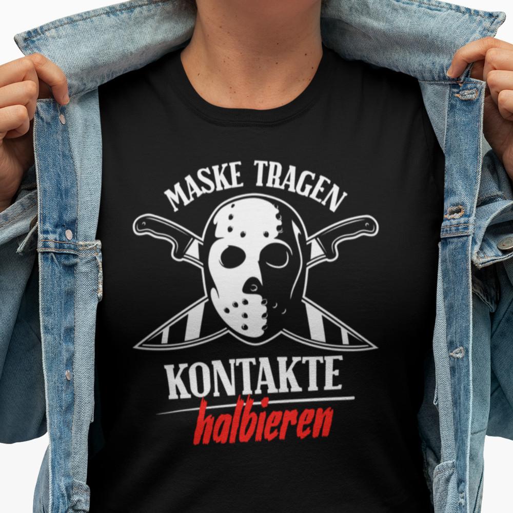 Wear Mask Contacts Halve Jason Horror Sayings Fun Funny Ladies T-Shirt 4XL
Wear Mask Contacts Halve Jason Horror Sayings Fun Funny Ladies T-Shirt 4XL