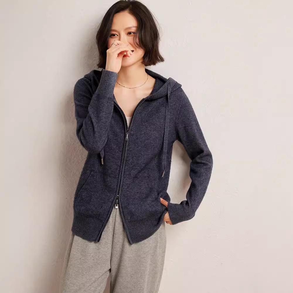 Cashmere Hooded Loose Knit Cardigan Sweater Coat for Women - Perfect for Autumn and Winter Fashion Double Extra Large
Cashmere Hooded Loose Knit Cardigan Sweater Coat for Women - Perfect for Autumn and Winter Fashion Double Extra Large