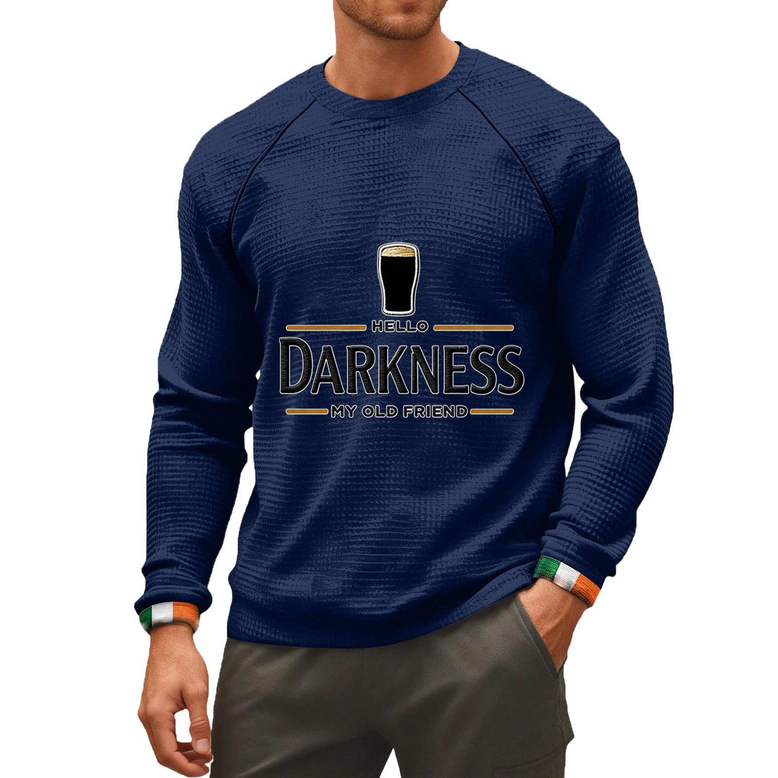 Чоловіча футболка Darkness My Old Friend Ірландська пивна футболка Ірландія Футболка XXL Темно-синій
Чоловіча футболка Darkness My Old Friend Ірландська пивна футболка Ірландія Футболка XXL Темно-синій