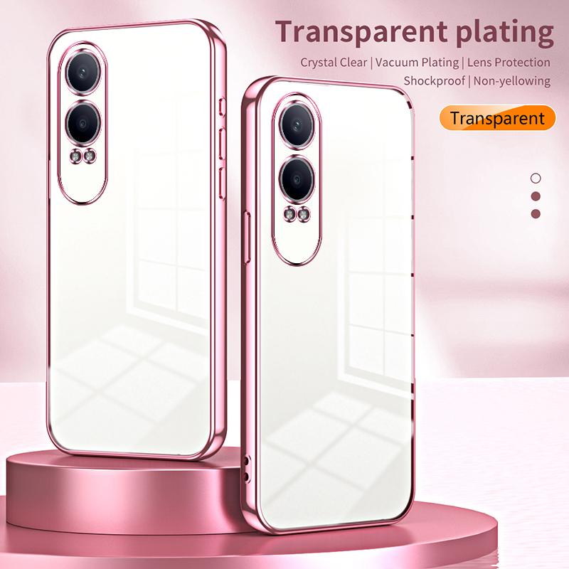 For OnePlus Nord CE4 Lite 5G/Oppo K12x 5G (China) Case Electroplated Design Soft TPU Shockproof Phone Cover Transparent
For OnePlus Nord CE4 Lite 5G/Oppo K12x 5G (China) Case Electroplated Design Soft TPU Shockproof Phone Cover Transparent