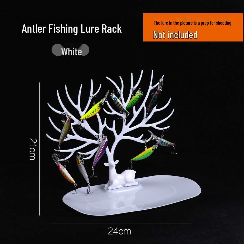 Fishing Lure & Bait Display Stand with Hanging Accessories Collection
Fishing Lure & Bait Display Stand with Hanging Accessories Collection