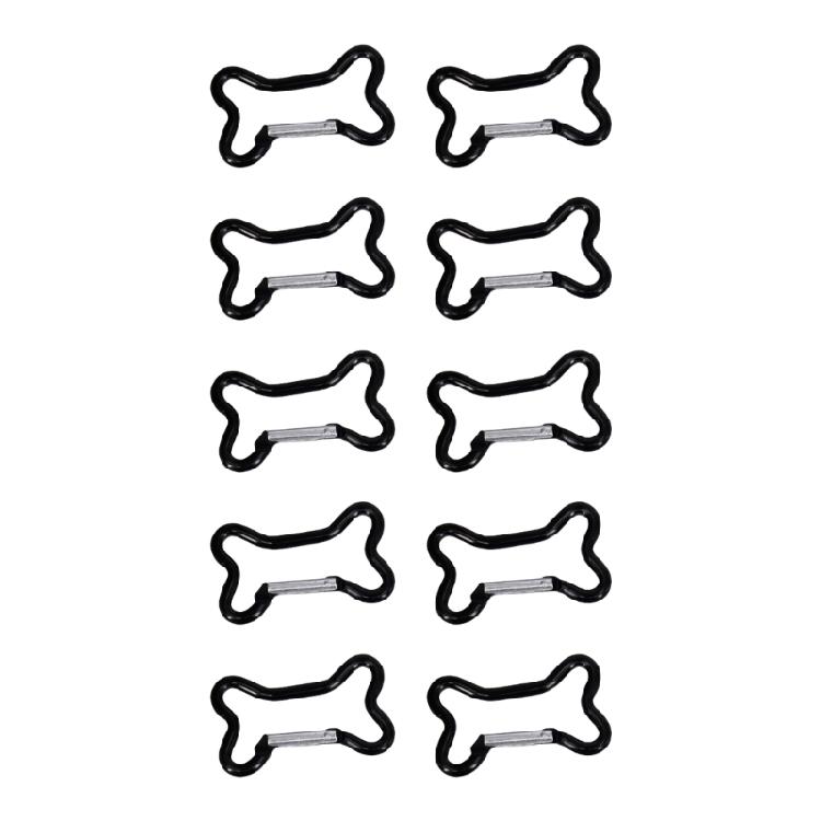 10pcs Bone Pattern Aluminum Snap Hook Durability Climbing Clip Multipurpose for Camping Hiking and Everyday Needs чорний
10pcs Bone Pattern Aluminum Snap Hook Durability Climbing Clip Multipurpose for Camping Hiking and Everyday Needs чорний