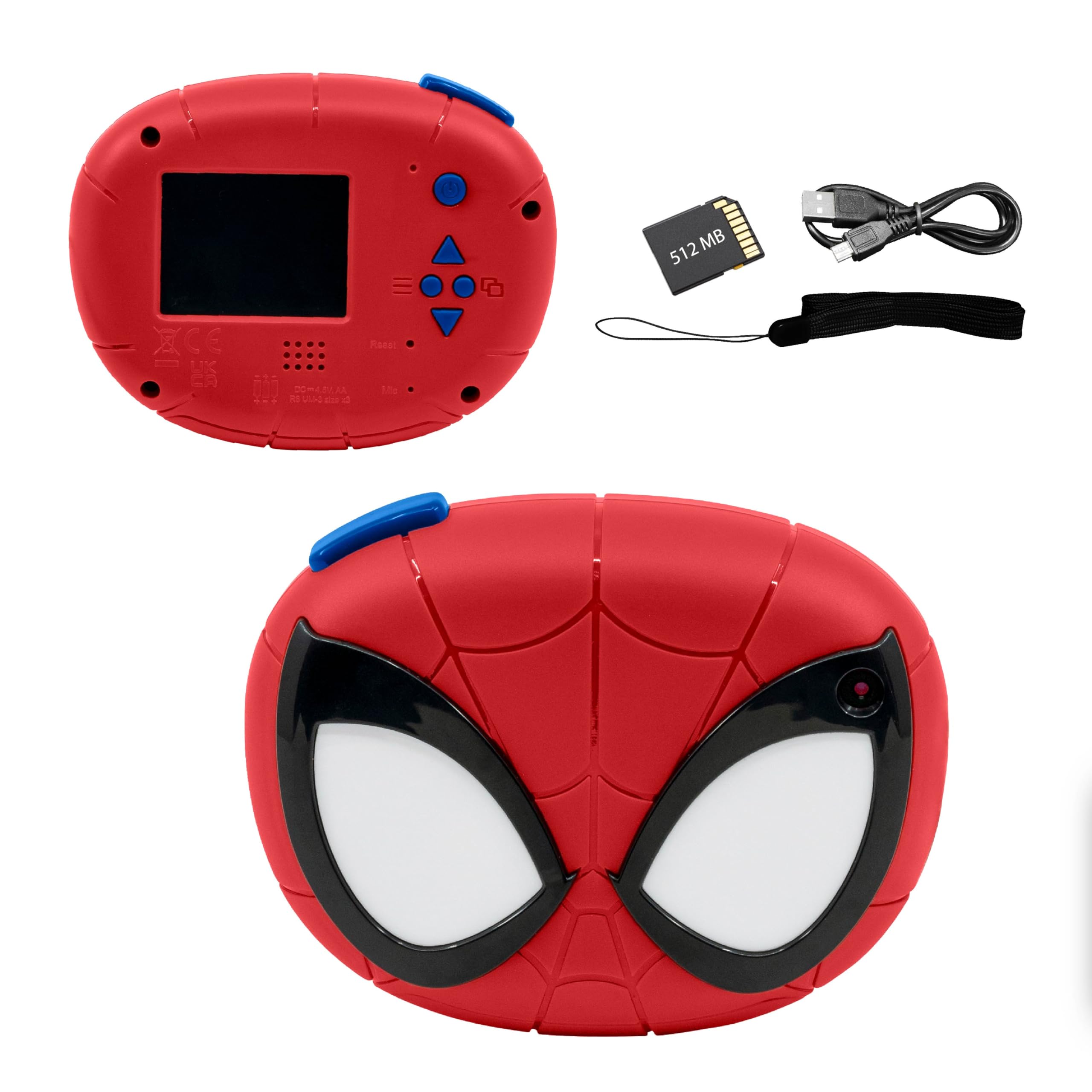 ekids Spiderman Kids Camera с SD-цифровой камерой для детей с видеоцифровыми наклейками для детей Spiderman Подарочная карта, камера, встроенные вентиляторы,
ekids Spiderman Kids Camera с SD-цифровой камерой для детей с видеоцифровыми наклейками для детей Spiderman Подарочная карта, камера, встроенные вентиляторы,