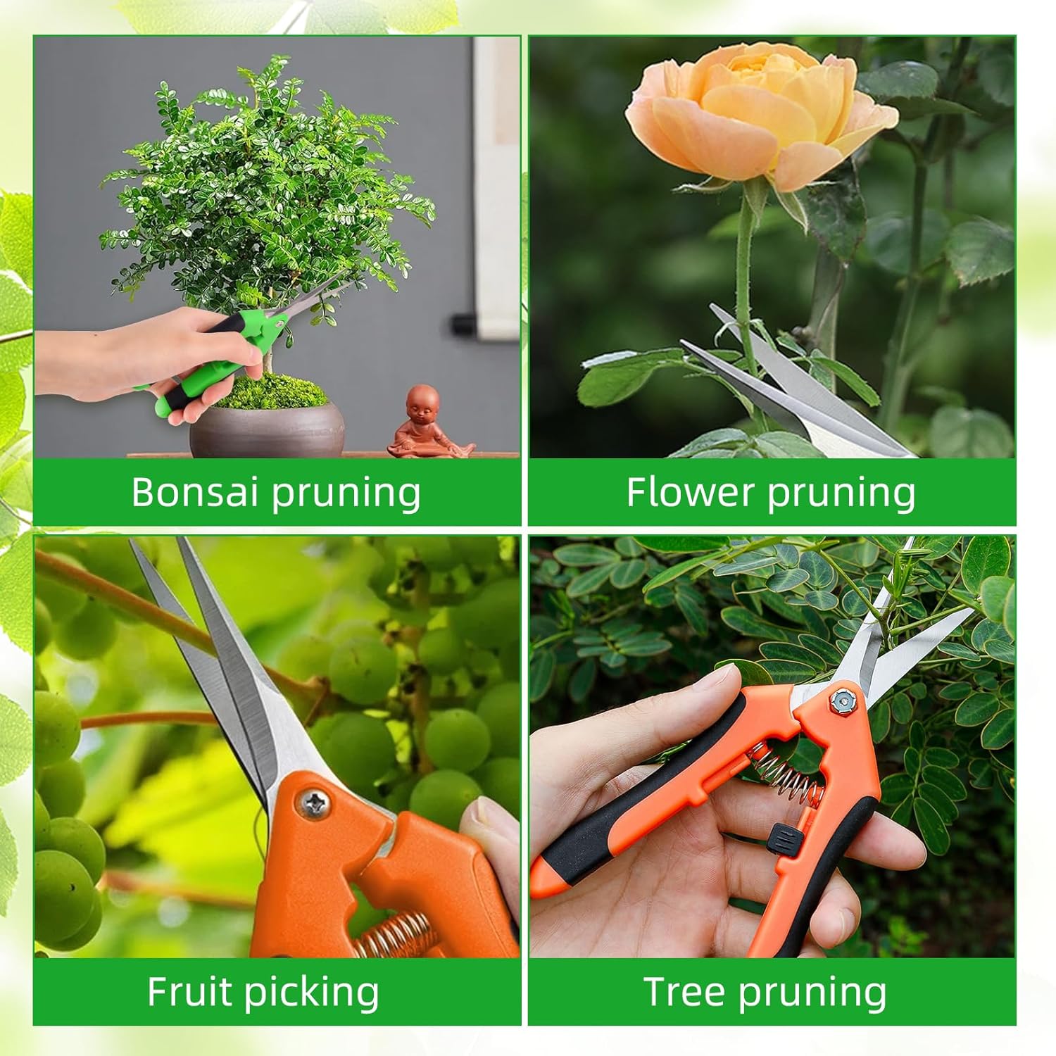 Curved Garden Scissors Harvesting Scissors Rose Scissors Small Flower Scissors for Tree Branches Flowers Fruits помаранчевий
Curved Garden Scissors Harvesting Scissors Rose Scissors Small Flower Scissors for Tree Branches Flowers Fruits помаранчевий