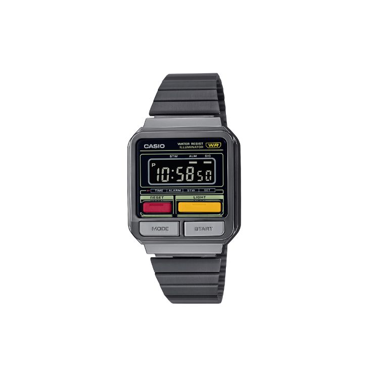 Casio Casual Fashion Quartz Movement Stainless Steel Watch Men Watches Black A120WEGG-1B Black Dial
Casio Casual Fashion Quartz Movement Stainless Steel Watch Men Watches Black A120WEGG-1B Black Dial