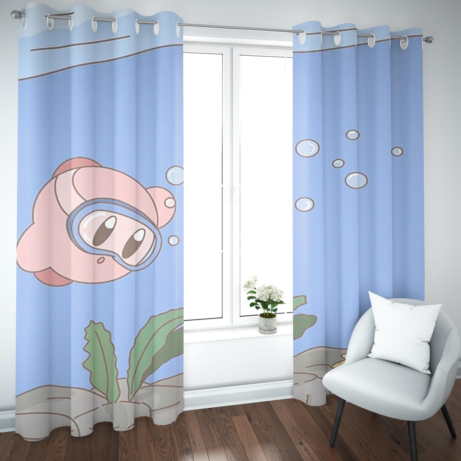 Kirby Cartoon Curtain Home Cute Printing Light Filtering Curtains Living Room Children Bedroom Style Decoration Window Blackout 100x140
Kirby Cartoon Curtain Home Cute Printing Light Filtering Curtains Living Room Children Bedroom Style Decoration Window Blackout 100x140