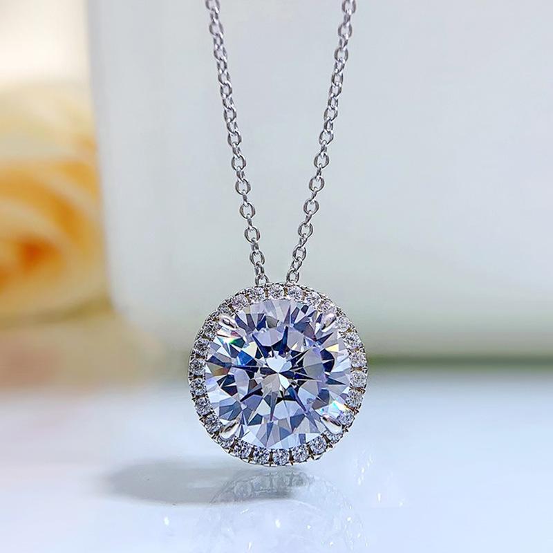 Xiancan 2023 S925 Silver 11mm High Carbon Round Diamond Necklace Women s Simple Clavicle Chain 38+5 925 Silver
Xiancan 2023 S925 Silver 11mm High Carbon Round Diamond Necklace Women s Simple Clavicle Chain 38+5 925 Silver