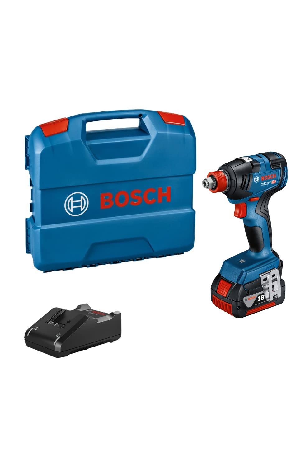 Акумуляторний ударний гайковерт Bosch Professional 18 В з гайковим ключем для транспортування пасом з максимальним моментом, 200 Н·м (зарядний пристрій, 5.0Ah, гачок, в комплекті) GDX18V-200AJ синій
Акумуляторний ударний гайковерт Bosch Professional 18 В з гайковим ключем для транспортування пасом з максимальним моментом, 200 Н·м (зарядний пристрій, 5.0Ah, гачок, в комплекті) GDX18V-200AJ синій