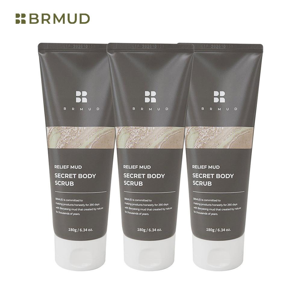 BRMUD Relief Mud SEACRET Body Scrub 180g x 3
BRMUD Relief Mud SEACRET Body Scrub 180g x 3