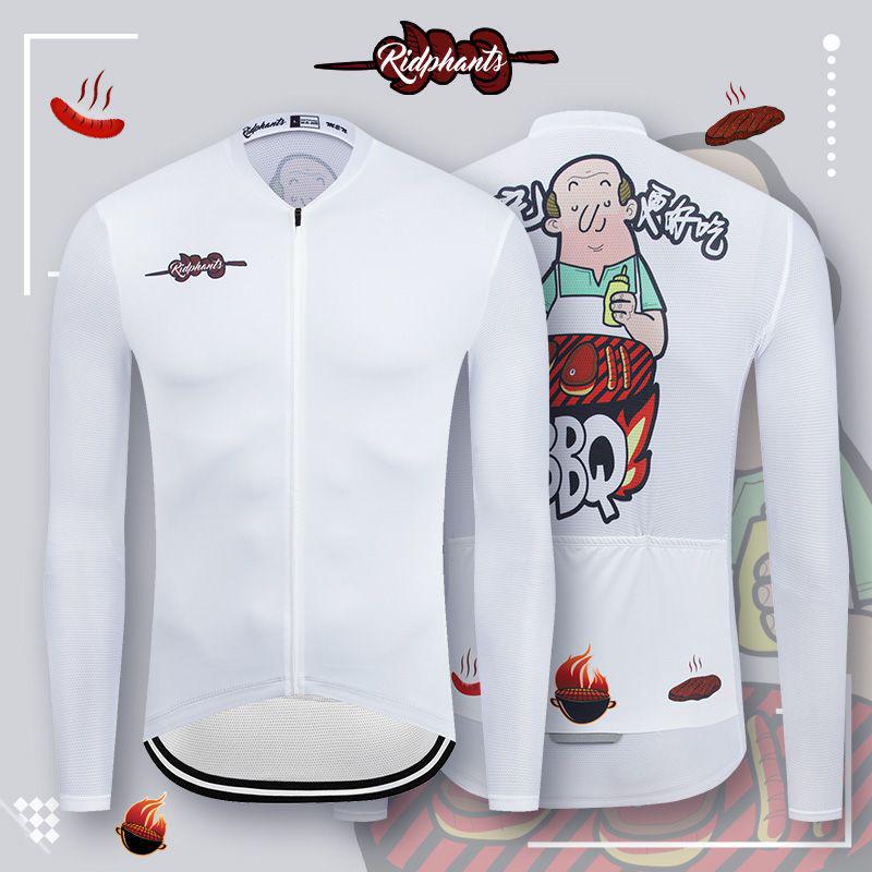 Unisex Long Sleeve Cycling Jersey: Ride to BBQ - Warm, Cotton, Thin Fleece for Spring, Autumn, Winter XL
Unisex Long Sleeve Cycling Jersey: Ride to BBQ - Warm, Cotton, Thin Fleece for Spring, Autumn, Winter XL