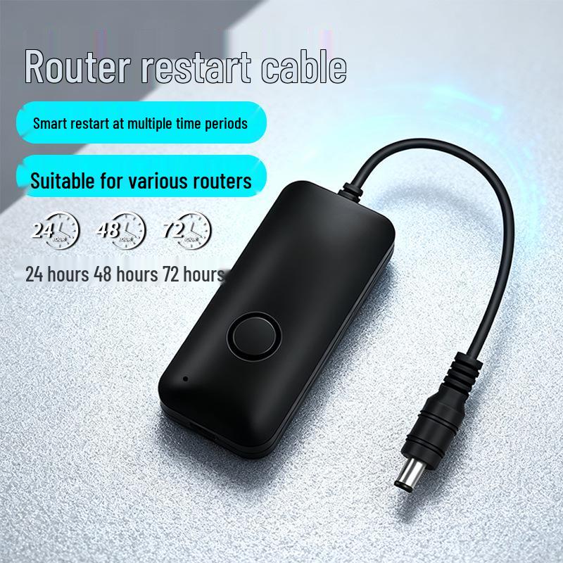 High-Speed Smart Router Optical Modem Reboot Cable for Timed WiFi Power Outage Restart чорний
High-Speed Smart Router Optical Modem Reboot Cable for Timed WiFi Power Outage Restart чорний