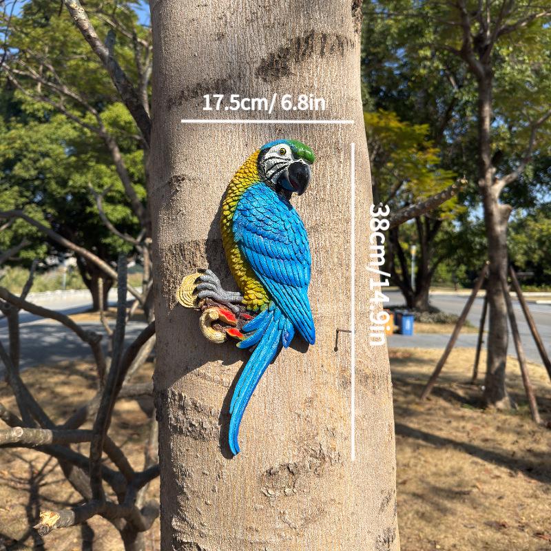 Parrot Sculpture: Outdoor Garden Wall Hanging Ornament синий
Parrot Sculpture: Outdoor Garden Wall Hanging Ornament синий