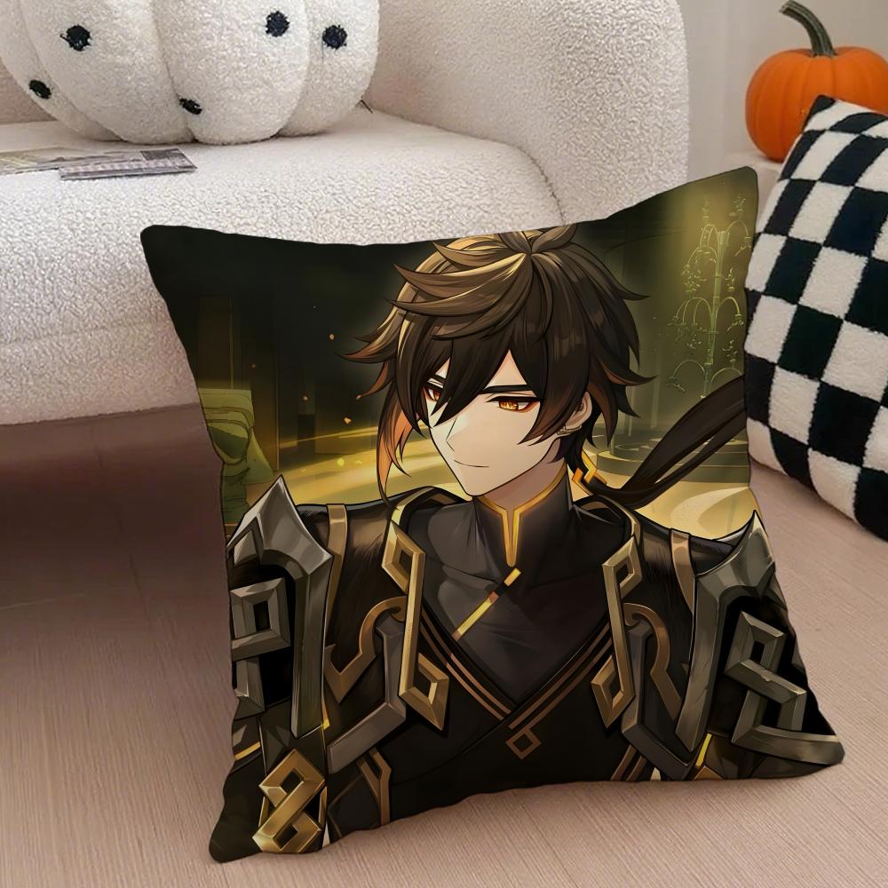 Popular Genshin Impact Zhongli Pillow Cushion Cover Throw Pillow Cover Hidden Button Durable Polyester Chair Cushion 30X30cm
Popular Genshin Impact Zhongli Pillow Cushion Cover Throw Pillow Cover Hidden Button Durable Polyester Chair Cushion 30X30cm