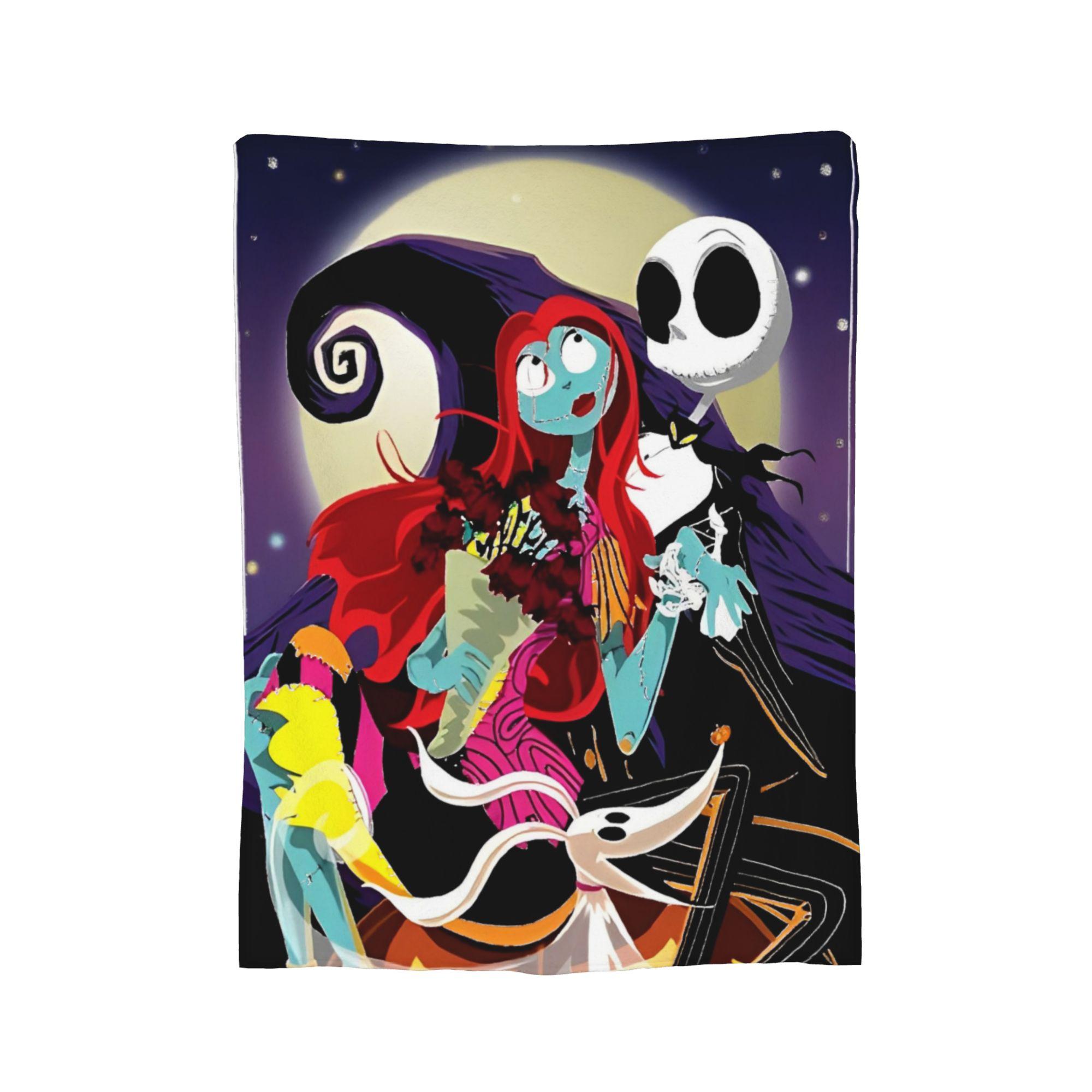 The Nightmare Before Christmas Fleece Blankets Jack Sally Together Vintage Throw Blanket for Home 150*125cm Bedspreads, 75cmx90cm
The Nightmare Before Christmas Fleece Blankets Jack Sally Together Vintage Throw Blanket for Home 150*125cm Bedspreads, 75cmx90cm
