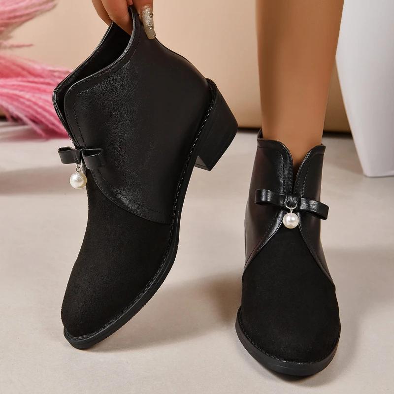 Mid-Calf Square Heel Winter Modern Boots for Women 2024 Fashion Slip-on Rubber Ladies Shoes Pointed Toe Zipper Boots Botas
Mid-Calf Square Heel Winter Modern Boots for Women 2024 Fashion Slip-on Rubber Ladies Shoes Pointed Toe Zipper Boots Botas