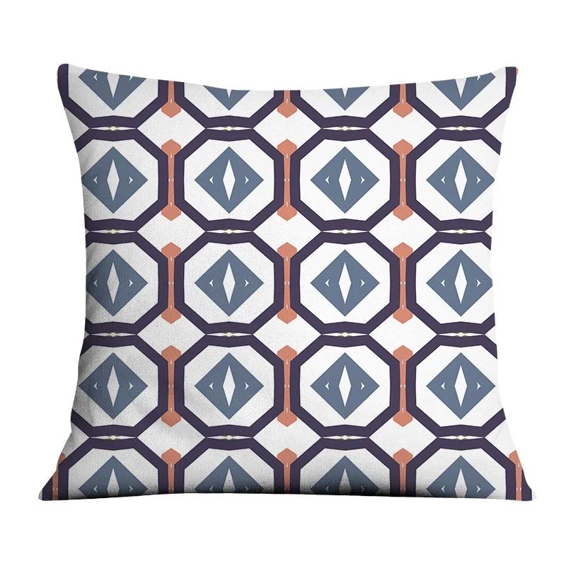 Dark Blue Geometric Pattern Auto Supplies Office Living Room Sofa Cushion Pillowcase Home Decor 16x16Inch
Dark Blue Geometric Pattern Auto Supplies Office Living Room Sofa Cushion Pillowcase Home Decor 16x16Inch
