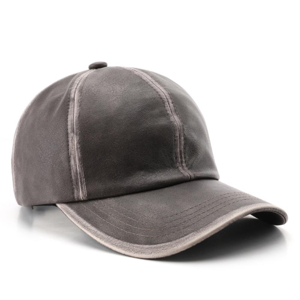 Vintage Adjustable Faux Leather Baseball Cap Distressed Casual Washed Leather Dad Hat Sun Hat Women Men сірий
Vintage Adjustable Faux Leather Baseball Cap Distressed Casual Washed Leather Dad Hat Sun Hat Women Men сірий