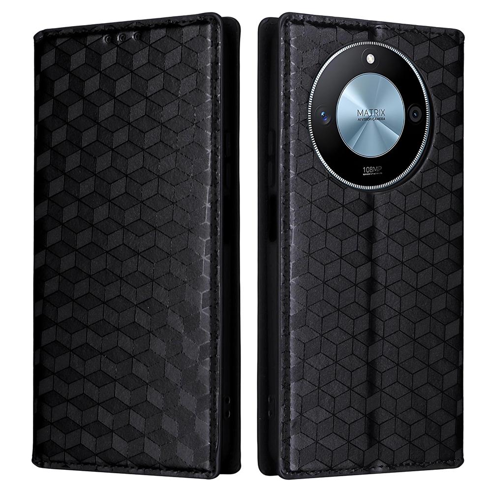 Чехол-кошелек для Honor X9c Smart 5G/X60 5G, кожаный чехол для телефона с ромбовидным тиснением Black
Чехол-кошелек для Honor X9c Smart 5G/X60 5G, кожаный чехол для телефона с ромбовидным тиснением Black