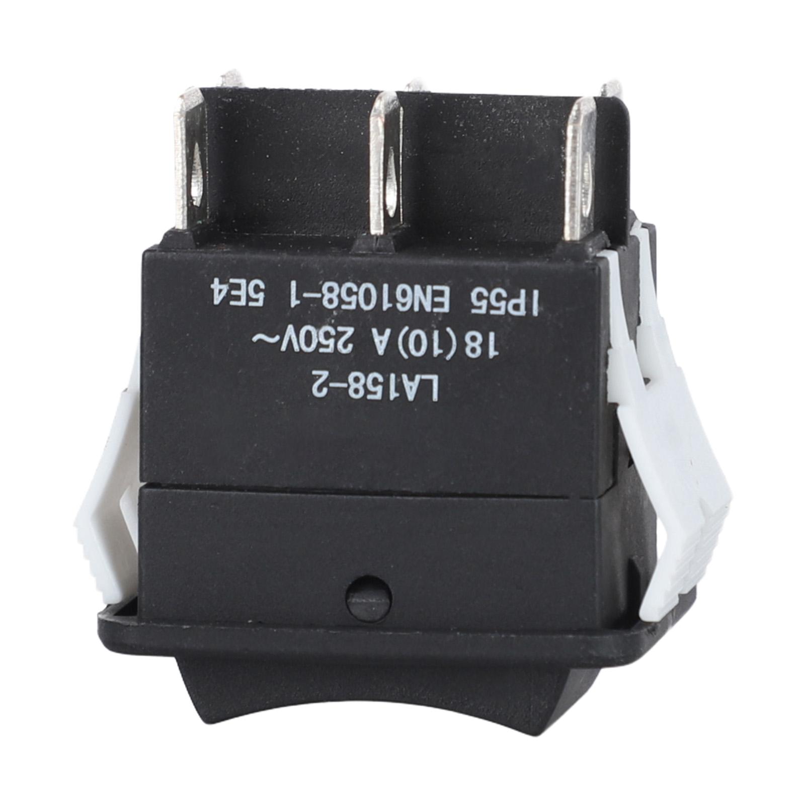 Waterproof Rocker Pushbutton Switch for LA1582 250V 10A 6 Pins Designed for Efficient Operation in Power Tools and Equipment China Mainland
Waterproof Rocker Pushbutton Switch for LA1582 250V 10A 6 Pins Designed for Efficient Operation in Power Tools and Equipment China Mainland
