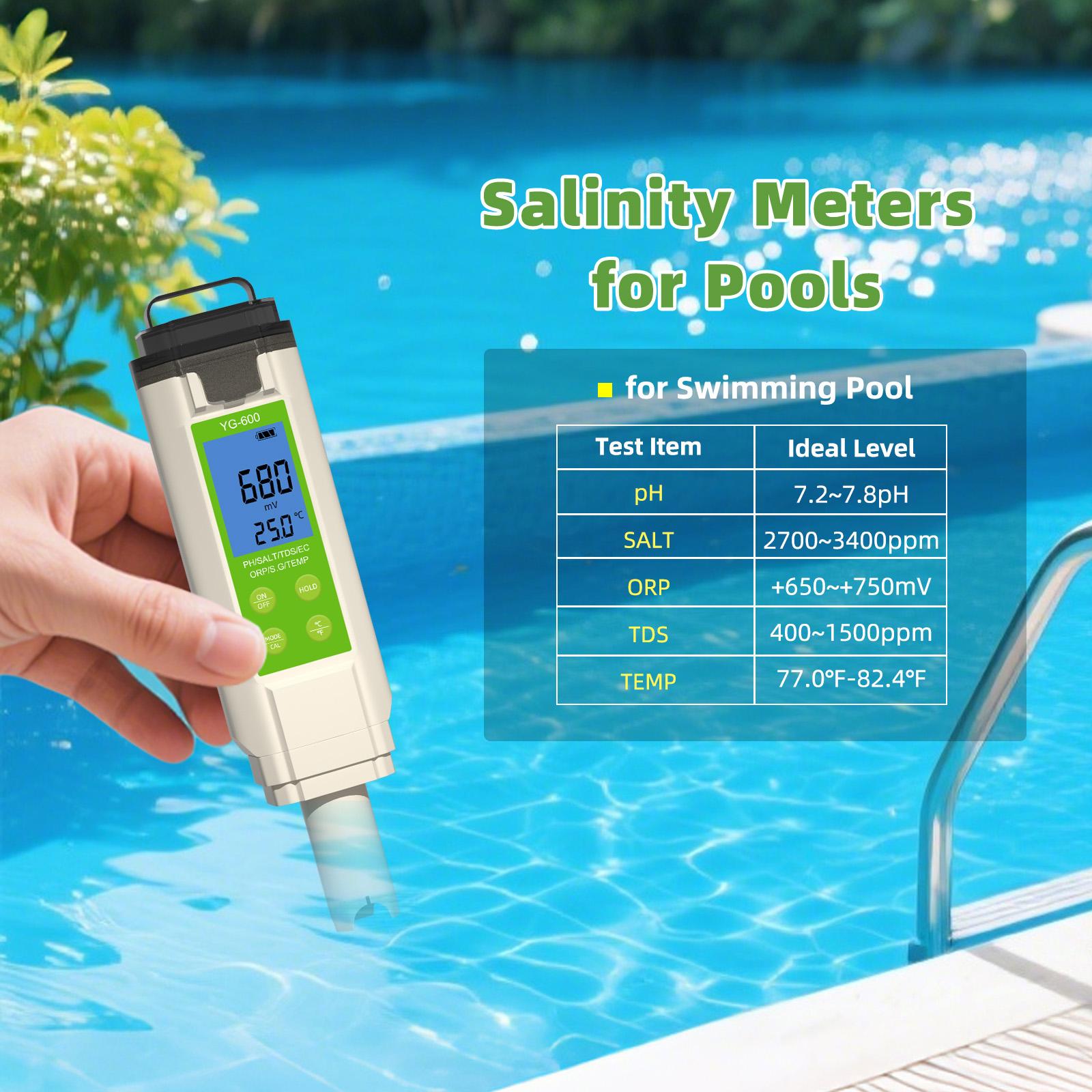 Accurate Water Quality Tester Meter with Backlit for Aquariums Pools 7 in 1 TDS ORP Salt Temperature Meter 1
Accurate Water Quality Tester Meter with Backlit for Aquariums Pools 7 in 1 TDS ORP Salt Temperature Meter 1