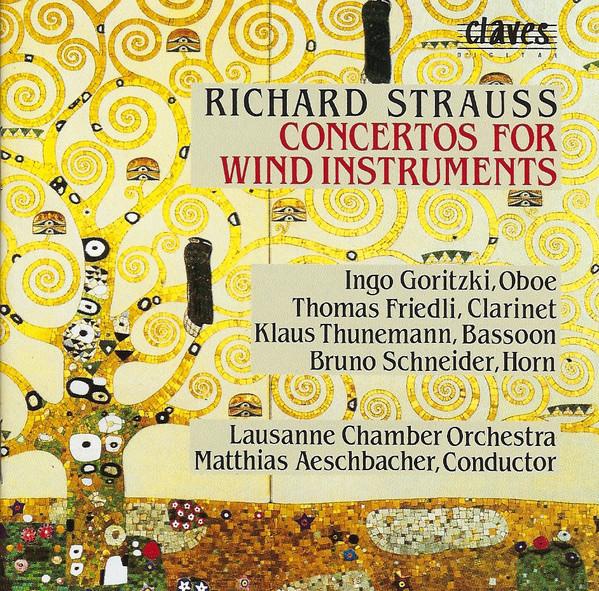 CD RICHARD STRAUSS, MATTHIAS AESCHBACH - Concertos for Wind Instruments CD509010 Claves 1990 Switzerlan Classical Used
CD RICHARD STRAUSS, MATTHIAS AESCHBACH - Concertos for Wind Instruments CD509010 Claves 1990 Switzerlan Classical Used