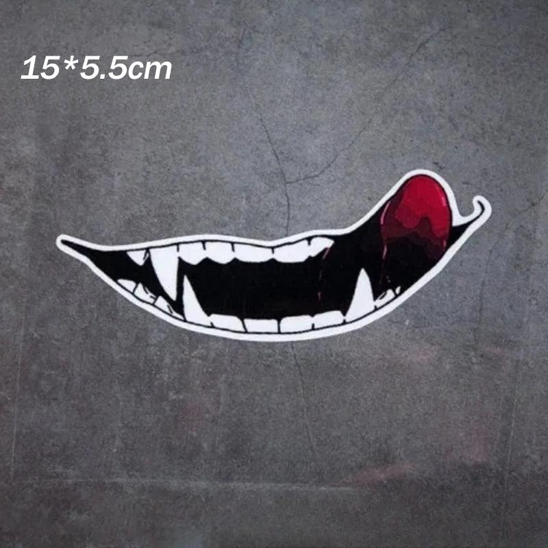 Evil Teeth and Tongue Motorcycle Helmet Fuel Box Stickers Racing Body Window Funny Decoration Universal Vinyl Waterproof Decals
Evil Teeth and Tongue Motorcycle Helmet Fuel Box Stickers Racing Body Window Funny Decoration Universal Vinyl Waterproof Decals