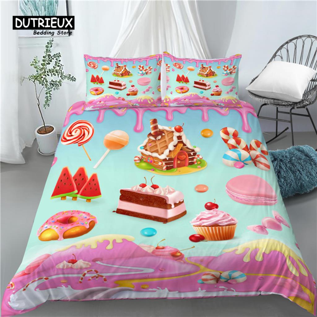 Home Living Luxury 3D Donuts Print 2/3Pcs Comfortable Duvet Cover PillowCase Bedding Sets Queen and King EU/US/AU Size (135x200cm)
Home Living Luxury 3D Donuts Print 2/3Pcs Comfortable Duvet Cover PillowCase Bedding Sets Queen and King EU/US/AU Size (135x200cm)